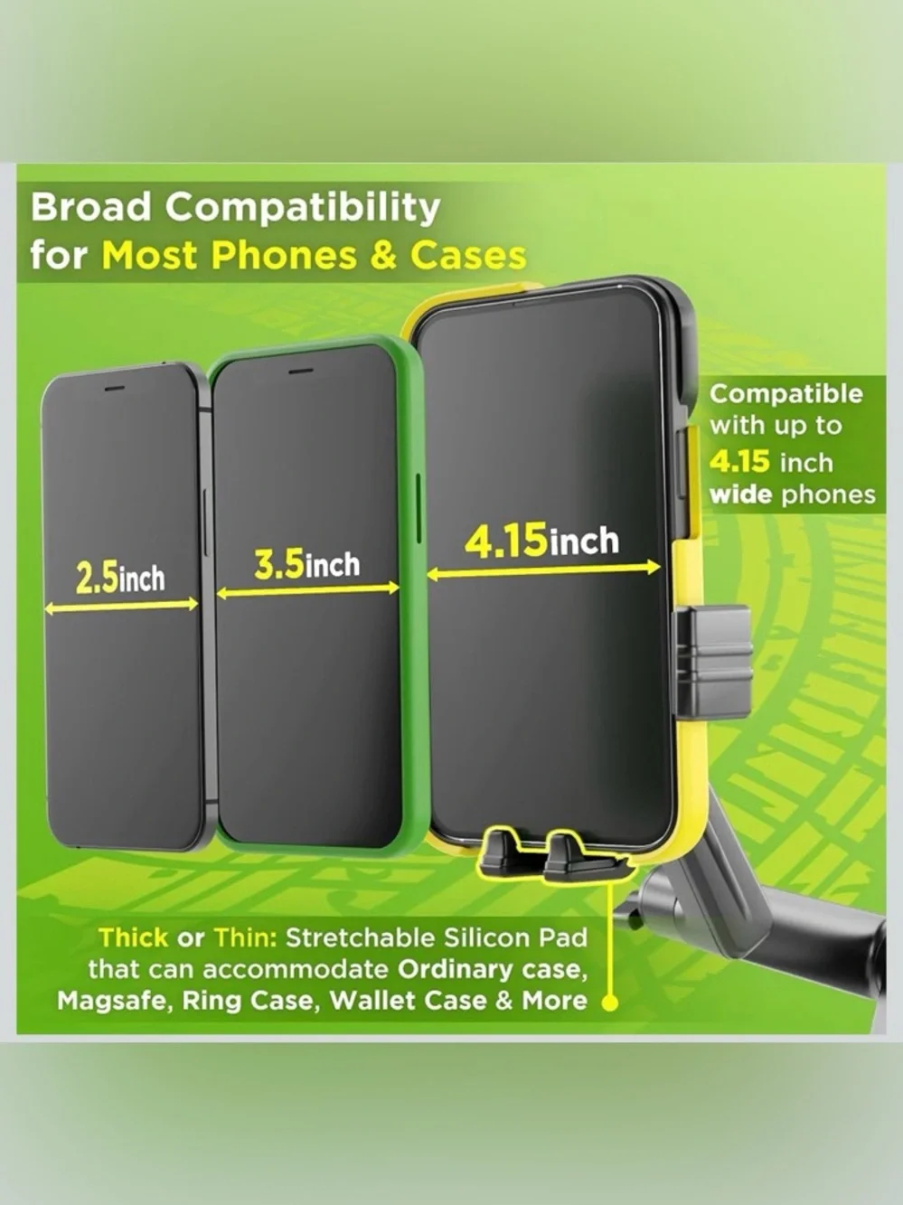 Brand New Truckules Cell Phone Mount for Truck Phone Holder for Truck Drivers